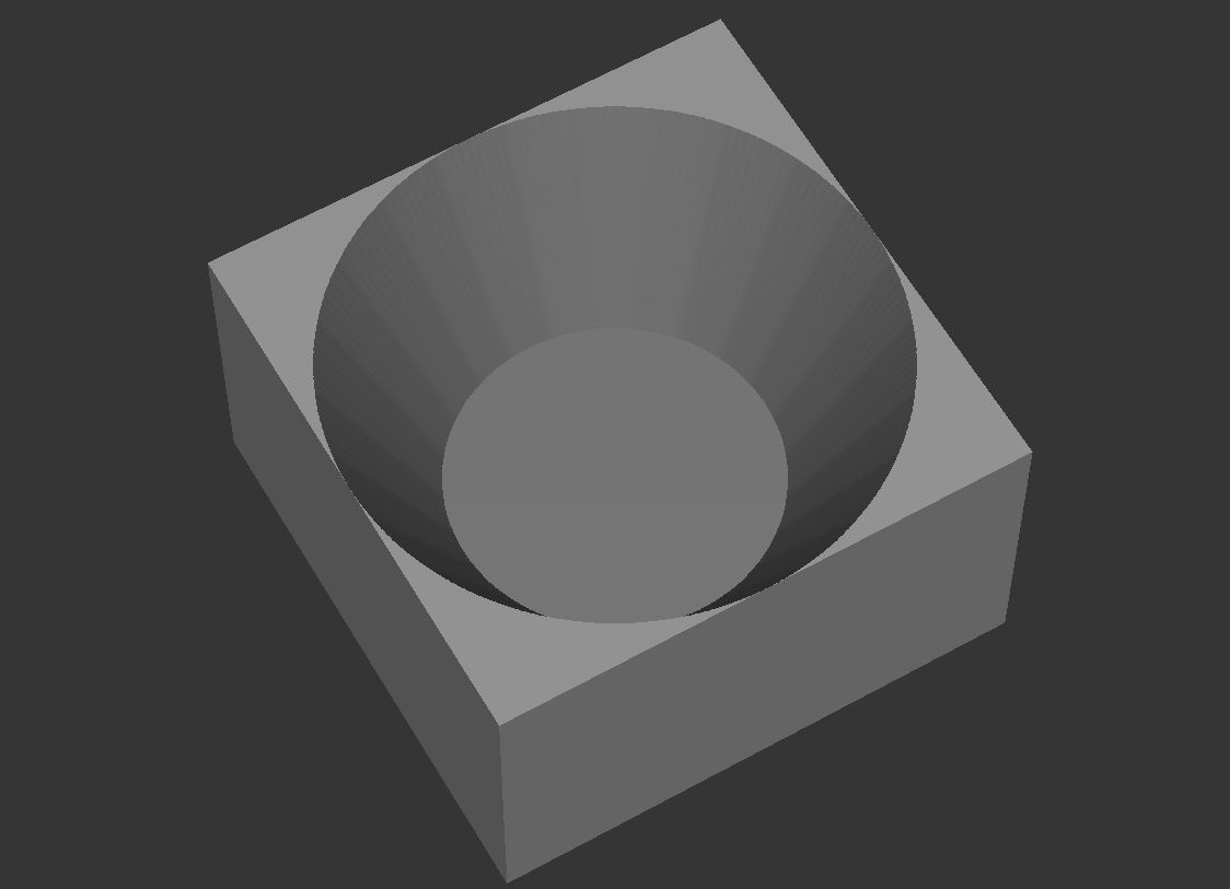 Cono interno linee 3D
